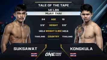 สุขสวัสดิ์ พีเค.แสนชัย vs ก้องกุลา จิตรเมืองนนท์ | ONE ลุมพินี 118 | 1 ส.ค. 2568 | Ch7HD